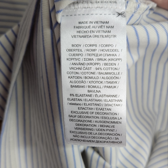 NWT Medium Lauren Ralph Lauren Crewneck Striped T-shirt - Picture 7 of 7